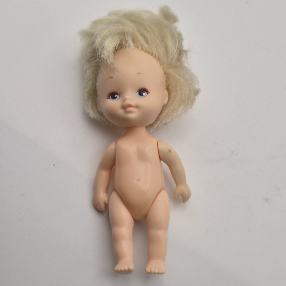 Vintage 1981 Fran Mar KTC Mini Blonde Doll Hong Kong Doll Blue Eyes